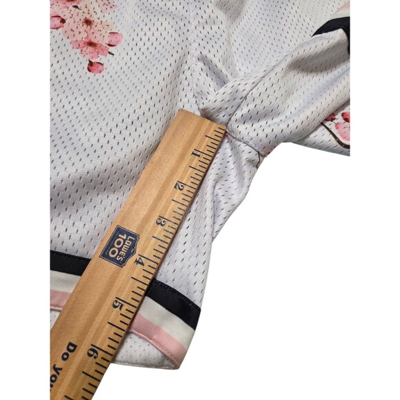 Kinetic Kings Shorts Mens XL White Cherry Blossom Basketball No Drawstring G6.1 - Picture 5 of 9